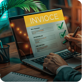 Real-time Invoice Generation
and Status Tracking